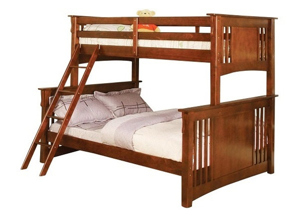 Highland Oak Twin over Full Bunk Bed