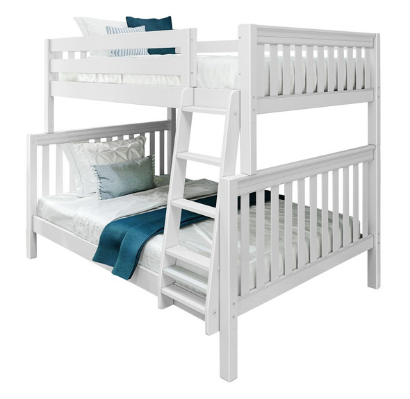 Lily White Full over Queen Bunk Bed