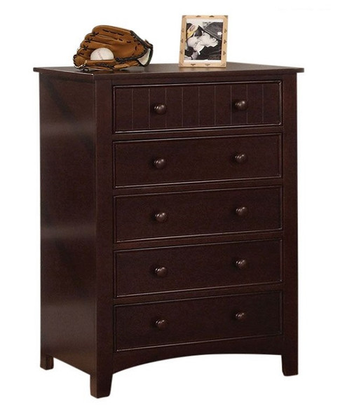 Lomax Dark Walnut Kids Chest of Drawers