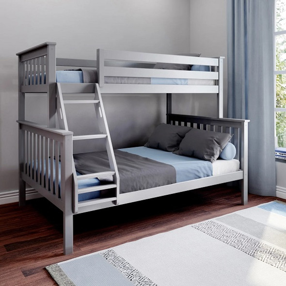 Rylan Gray Twin over Full Bunk Beds Room