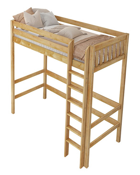 Natural Twin XL Uptown Highrise Adult Loft Bed