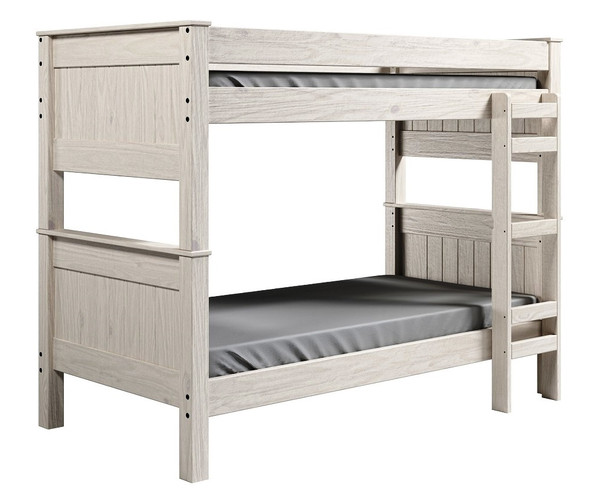 Sea Cliff Antique White Twin XL Bunk Beds No Bedding