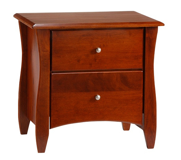 Eastwood Cherry 2 Drawer Nightstand