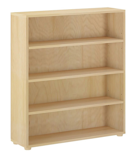 Lingo Natural 4 Shelf Bookcase