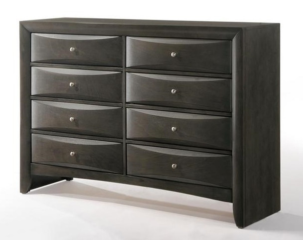 Manville Gray 8 Drawer Dresser