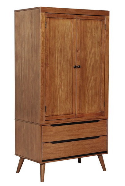 Mame Oak Clothing Armoire