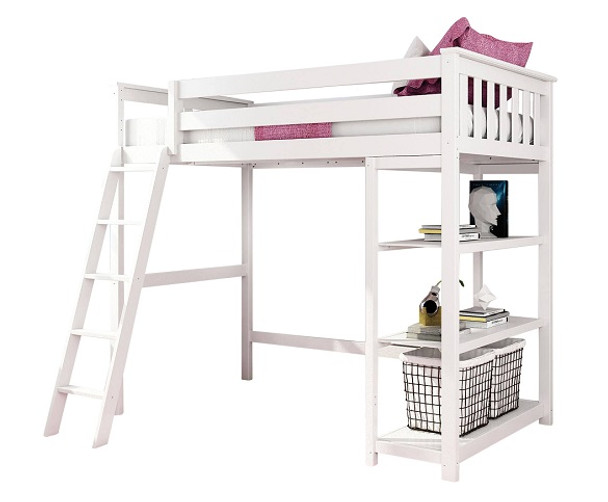 Wilde White Twin Loft Bed