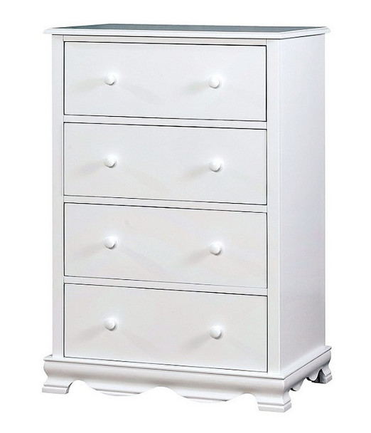 Cassidy Girls White Chest of Drawers