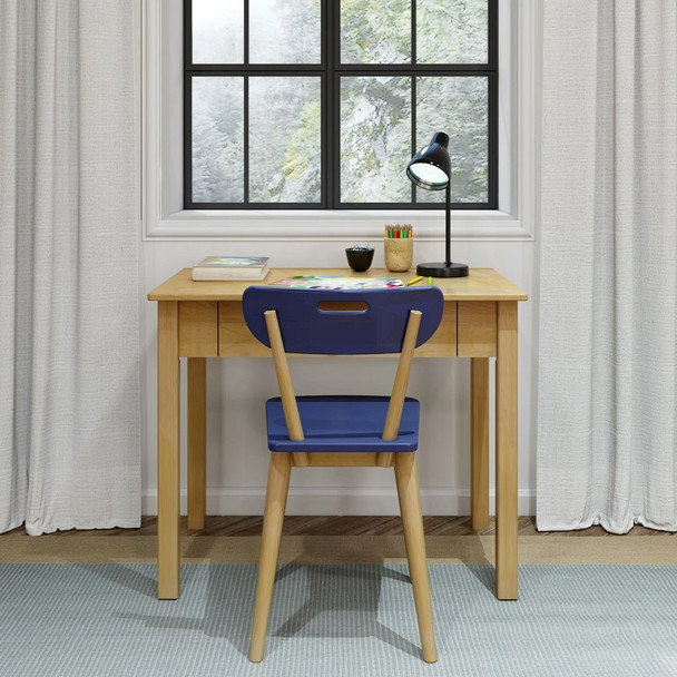 Lingo Natural Study Desk Front View Room Lingo Natural Study Desk Front View Room