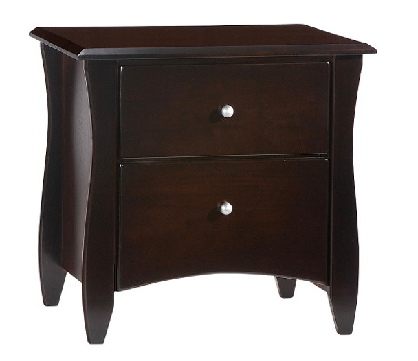 Westwood Chocolate 2 Drawer Nightstand