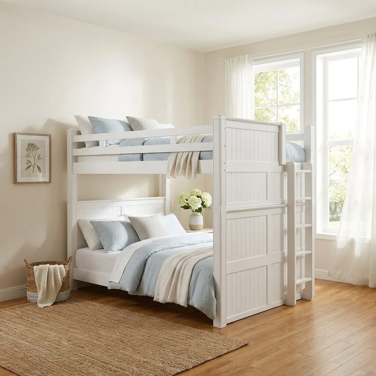 Bellamy white queen bunk bed – Summer Refresh sale