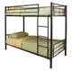 Apollo Twin over Twin Black Bunk Beds