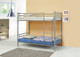 Apollo Silver Twin Size Metal Frame Bunk Beds Room