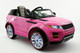 Rover Kids Ride-On Electric Car Pink