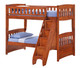 Kirkwood Oak Twin over Twin Bunk Bed with Steps (Shown in Cherry)