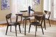 Collins Dining Table shown with Optional Collins Dining Chairs Room