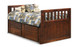 Gracie Cocoa Twin Captains Bed