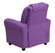 Child Recliner Vinyl with Headrest Back View