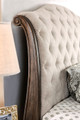 Lucinda Upholstered Sleigh Bed Headboard Detail