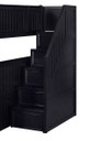 Eberhardt Black Bunk Bed Stairs