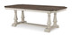 Westport Weathered White Farmhouse Dining Table