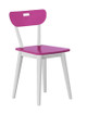 Chelsea White Desk Chair pink chair seat and back