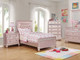 Eliza Rose Gold Beds for Girls twin size with collection