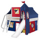 Freddie’s White Full Size Fun Fort Bed with Slide