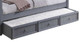 Moreno Grey Optional XL Storage Trundle