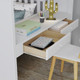 Anaya White All in One Full Size Loft Bed Desk Drawer Detail