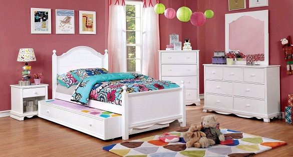 Cassidy White Beds for Girls