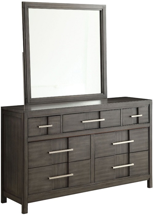 felipe grey driftwood 7-drawer dresser Finley Seven Drawer midi church dresses
