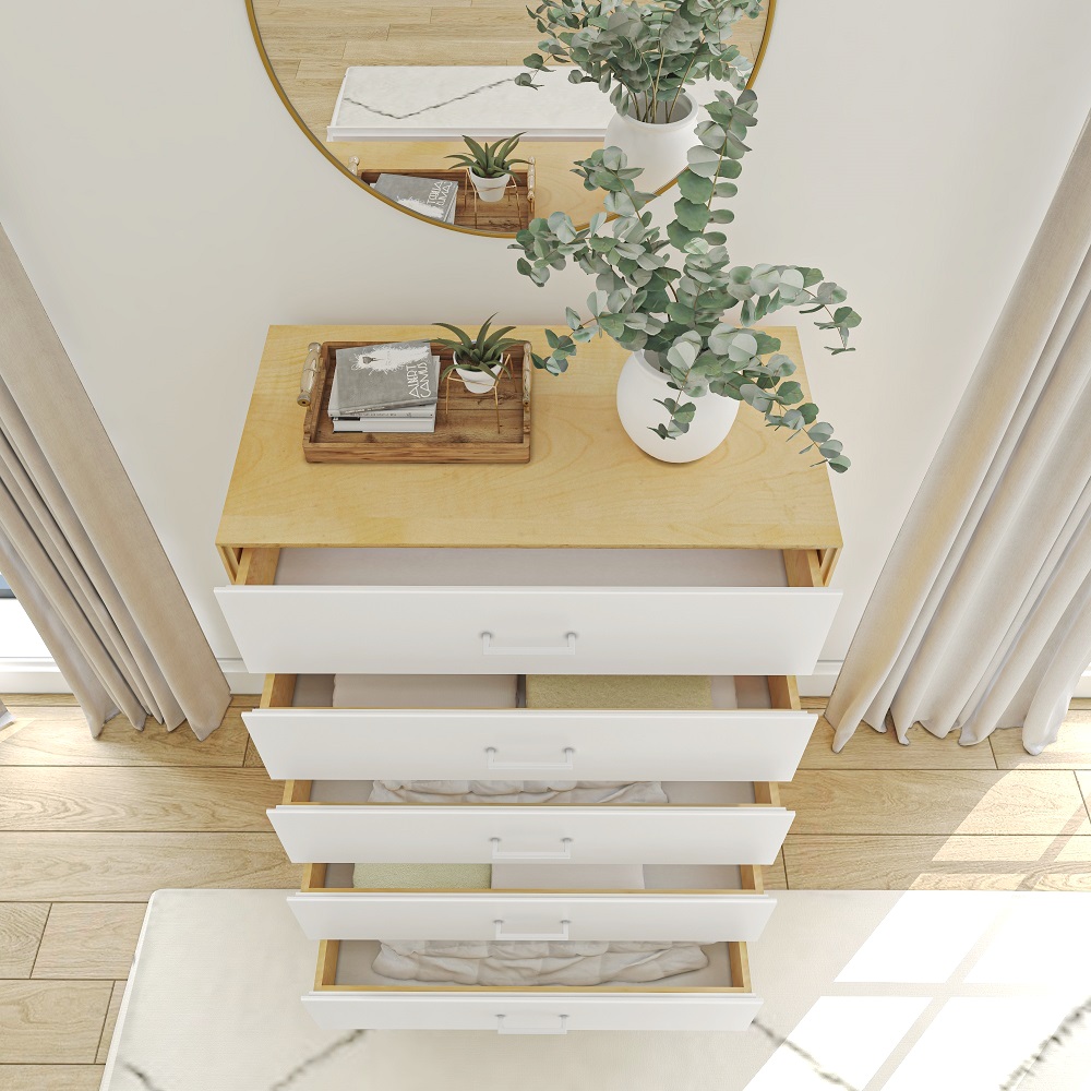 Tinley Park Modern 5 Drawer Dresser