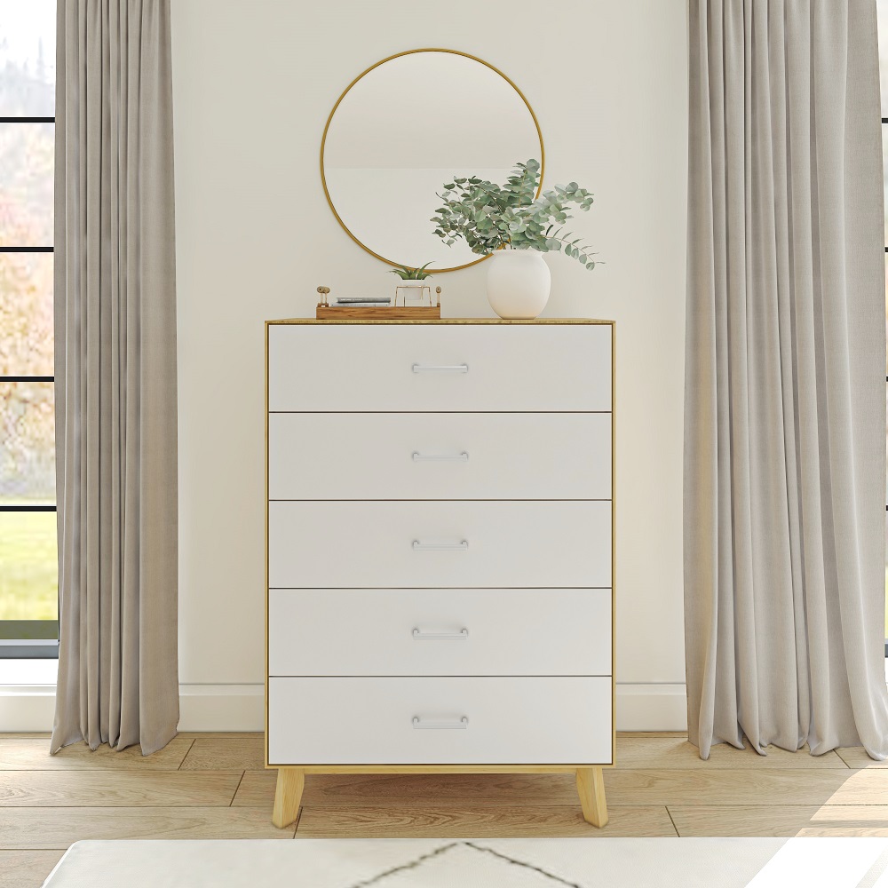 Tinley Park Modern 5 Drawer Dresser