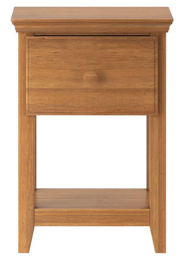 Blake Pecan 1 Drawer Night Stand