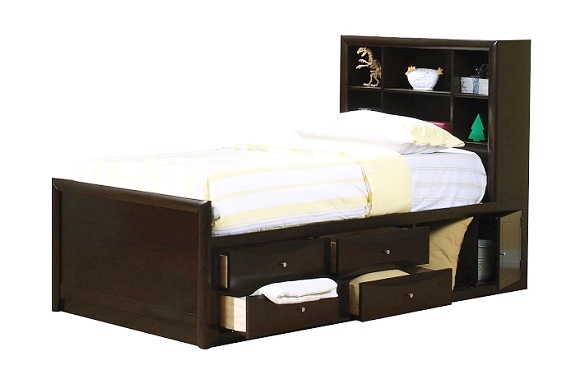 Leon Bookcase Captain s Bed