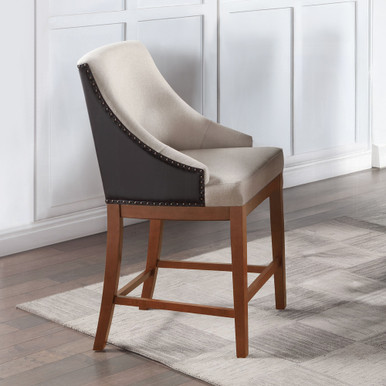 Gilsea counter-height chairs; four included, chair style shown separately