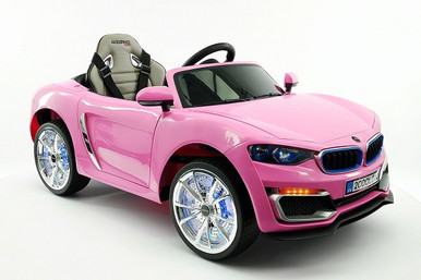 BMW Style Kids Ride-On Electric Car Pink