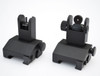 Premium Flip Up Sight Front/Rear Set !! Fits All Picatinny Rails and Flattop's !