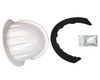 UNIVERSAL SUN RAIN SHADE CAMERA COVER SHIELD FOR NEST IQ/RING/ARLO/DOME/BULLET OUTDOOR CAMERA - WHITE