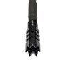 AR-15 SharkTeeth 1/2x28 Competition Grade Muzzle Brake, Steel with Black Phosphate Finish
