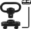 Pack of 2! Quick Detach/Release 1.25' Push Button QD Sling Swivels Mount Adapter Base Attachment for Keymod HandGuard Rail