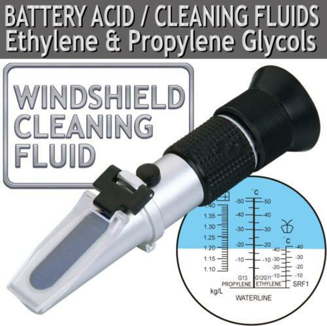 Celcius Chart ATC Glycol Antifreeze/Battery/Coolant Refractometer 503ATC