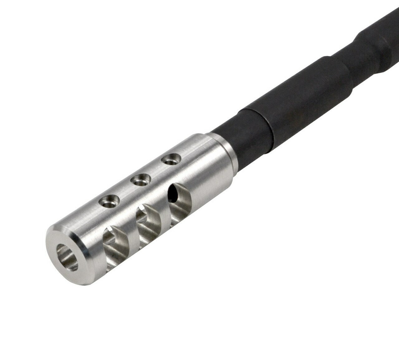 AR-15 1/2x28 Muzzle Brake, Stainless Steel