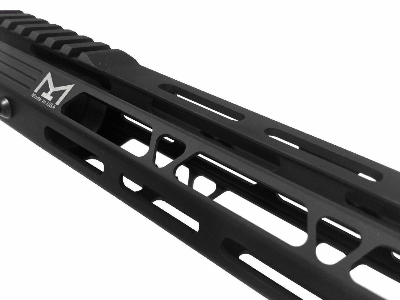 `-MADE IN USA!- ADE PRO 15" INCH MLOK RAIL SUPER SLIM HANDGUARD FREE FLOAT  for AR15 - Bolt on Design