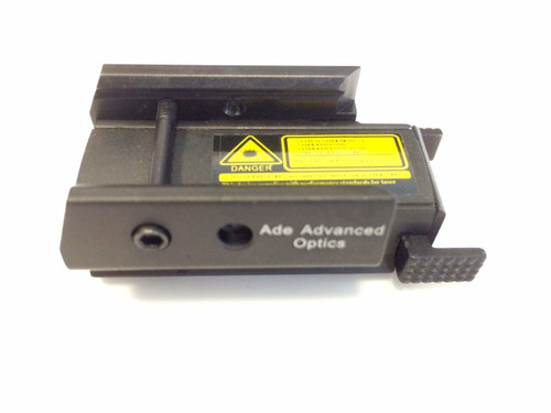 ADE LS001R Pistol Low Profile Compact Red Laser Sight, Picatinny, Weaver, GLK, S&W, SIG, XD