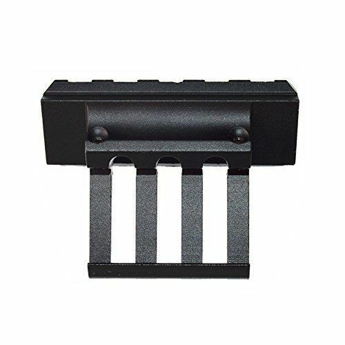 Tactical Extremely Low Profile Offset rail mount for Picatinny Rails laser black