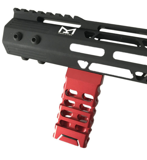 Red! Skeleton Mlok Metal Foregrip Front Grip for M-Lok Handguard Rail