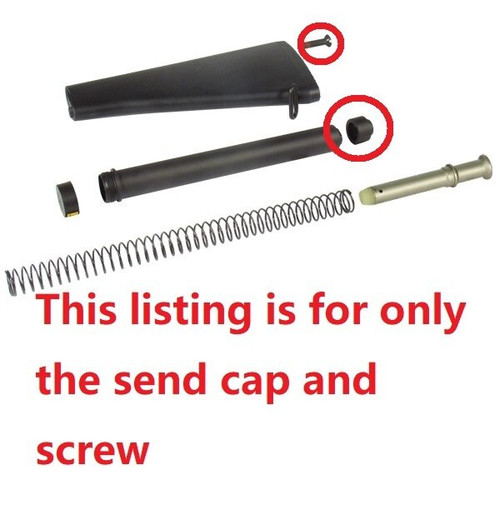 Ene cap/Spacer and screw/bolt  for Receiver Extension A2/A1 buffer tube stock assembly