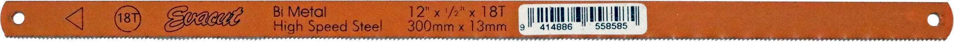 Evacut Handsaw Blade Bimetal 12 x 1/2" x 18T